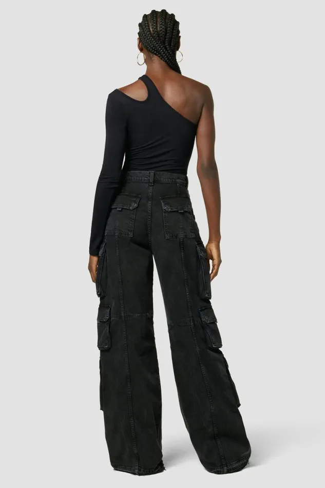 Tops and Sweaters Women Hudson Jeans Hudson X Zoe Costello Asymmetrical Long Sleeve Bodysuit Black Tops and Sweaters Women Hudson Jeans Hudson X Zoe Costello Asymmetrical Long Sleeve Bodysuit Black