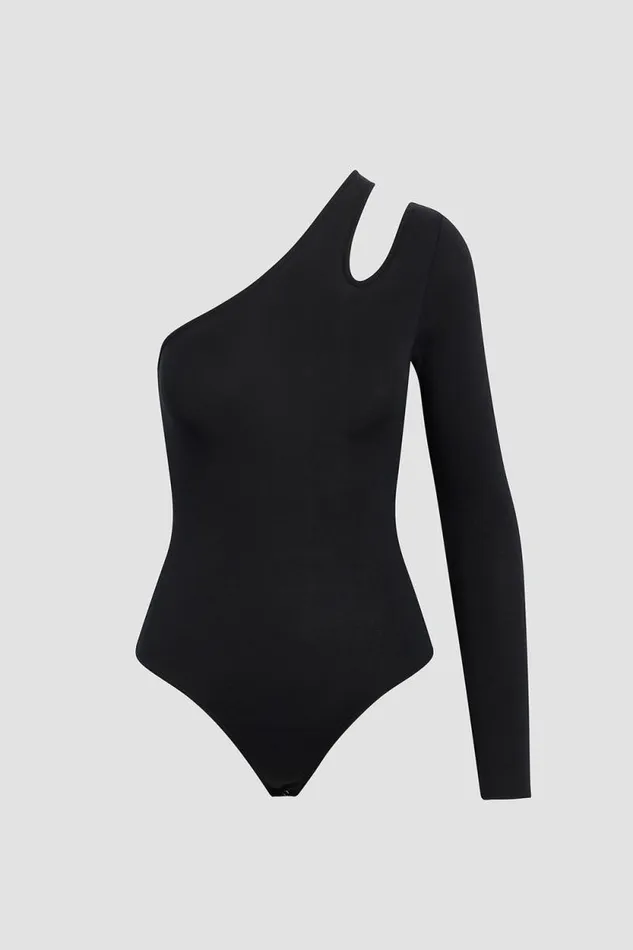 Tops and Sweaters Women Hudson Jeans Hudson X Zoe Costello Asymmetrical Long Sleeve Bodysuit Black Tops and Sweaters Women Hudson Jeans Hudson X Zoe Costello Asymmetrical Long Sleeve Bodysuit Black
