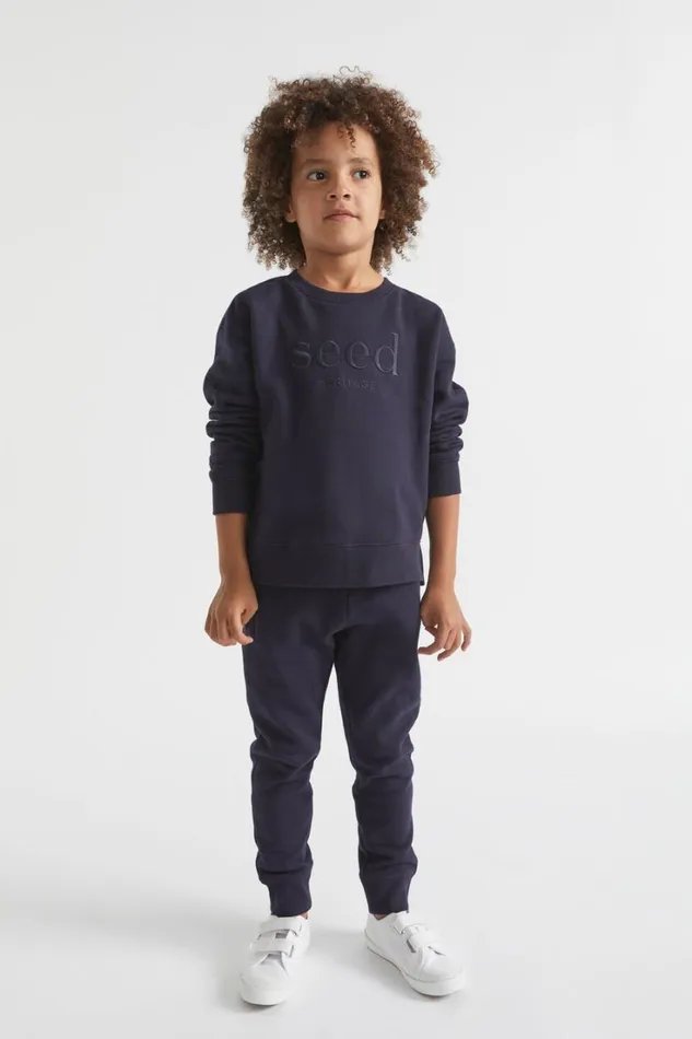 Track Pants Boy Seed Heritage Core Trackpant Midnight Blue