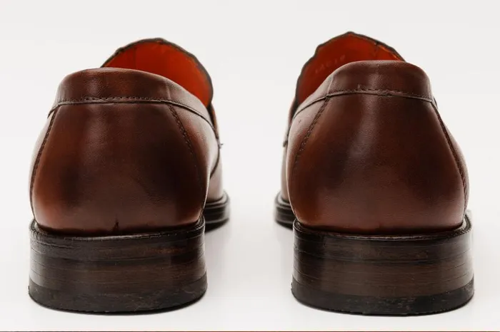 Vinci Leather Dress Shoes Amsterdam Tan Bit Loafer Shoe 8211 Men