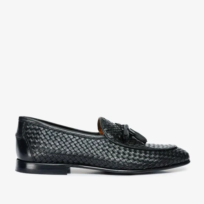 Vinci Leather Dress Shoes The Mclean Shoe Black Leather Woven Tassel Loafer Shoe 8211 Men Vinci Leather Dress Shoes The Mclean Shoe Black Leather Woven Tassel Loafer Shoe 8211 Men