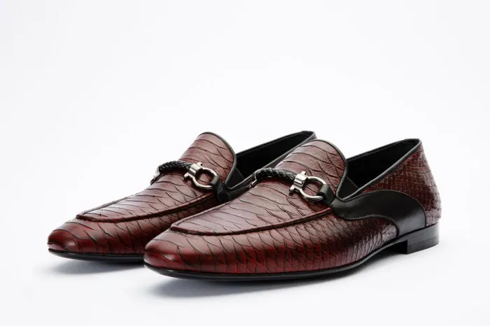 Vinci Leather Dress Shoes The Milano Burgundy Shoe Bit Loafer Shoe 8211 Men