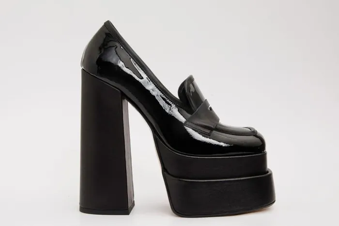 Vinci Leather Heels The Latino Black Leather Platform Heel Pump Shoe 8211 Women Vinci Leather Heels The Latino Black Leather Platform Heel Pump Shoe 8211 Women