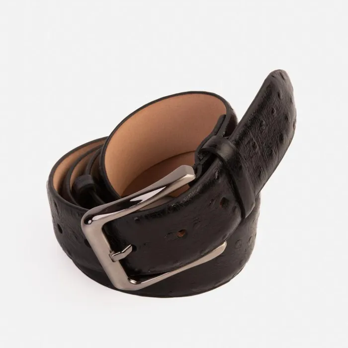 Vinci Leather Leather Belts The Johannesburg Black Leather Belt 8211 Men