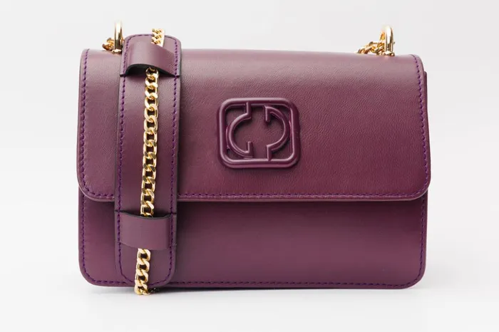 Vinci Leather Sandals The Maneadero Purple Leather Handbag 8211 Women