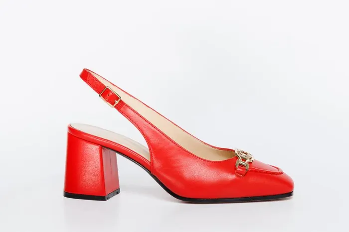Vinci Leather Sandals The Potomac Red Leather Slingback Sandal 8211 Women