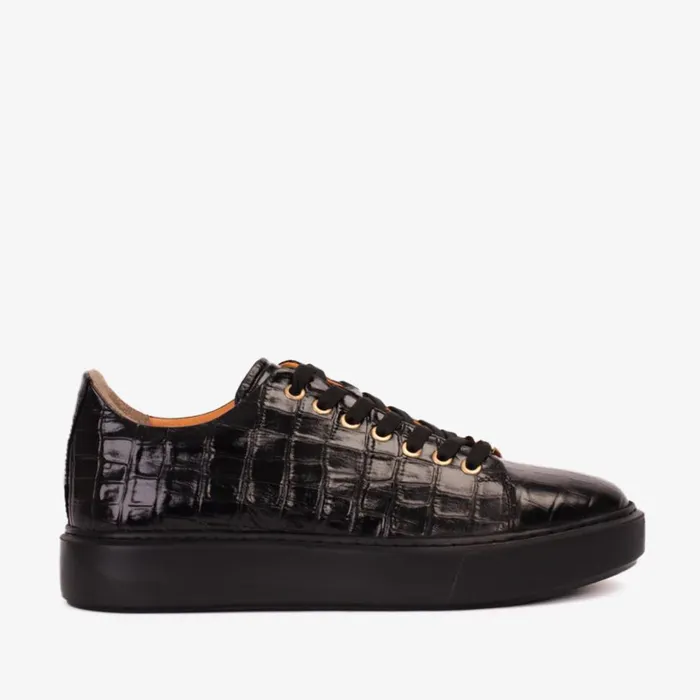 Vinci Leather Sneakers The Dublin Black Leather Sneaker 8211 Men