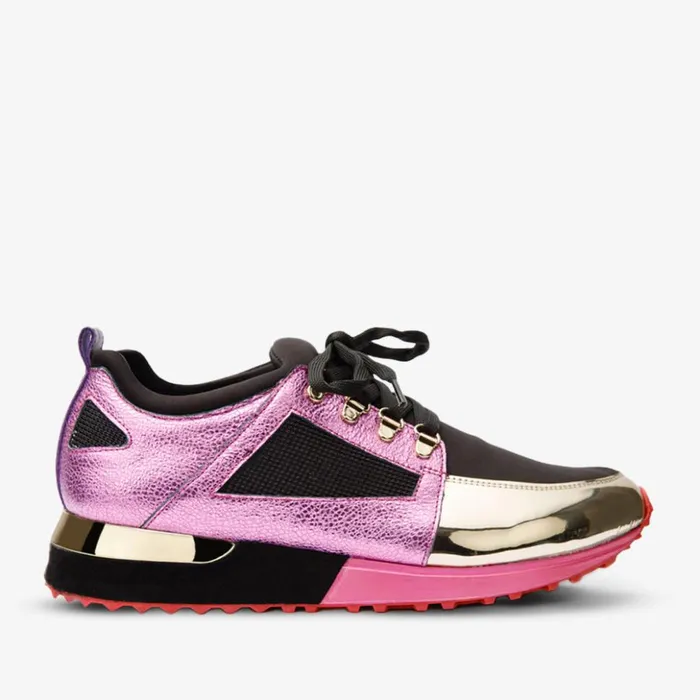 Vinci Leather Sneakers The Emir Fuchsia Leather Sneaker 8211 Women