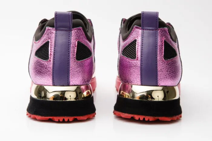 Vinci Leather Sneakers The Emir Fuchsia Leather Sneaker 8211 Women