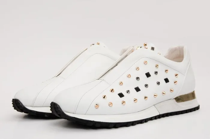 Vinci Leather Sneakers The Infanta White Spike Leather Sneaker Limited Edition 8211 Men