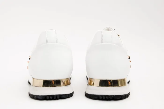 Vinci Leather Sneakers The Infanta White Spike Leather Sneaker Limited Edition 8211 Men