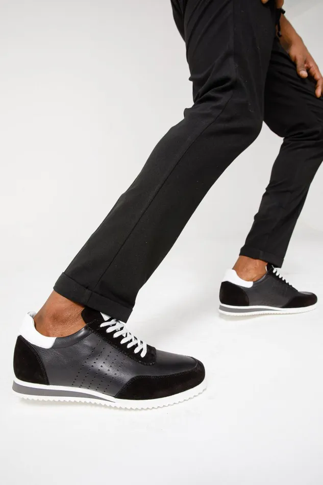 Vinci Leather Sneakers The Rotello Black Leather Sneaker Final Sale 8211 Men
