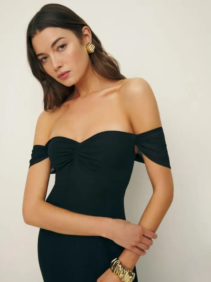 Weddings The Reformation Ember Dress Black