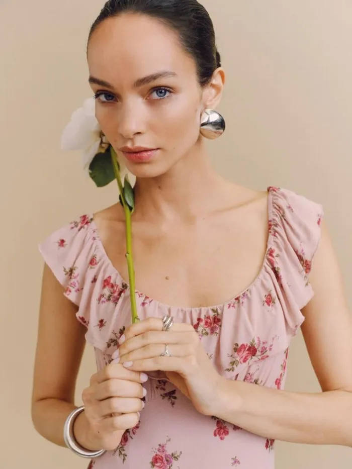 Weddings The Reformation Tripoli Dress Tea Time
