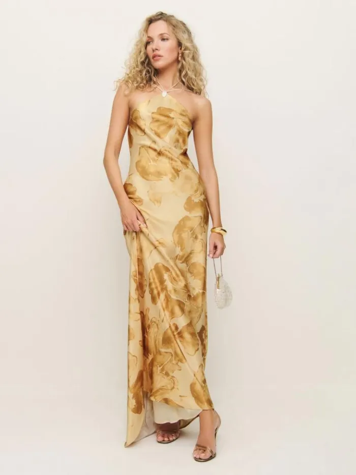 Weddings The Reformation Zinna Dress Caldine