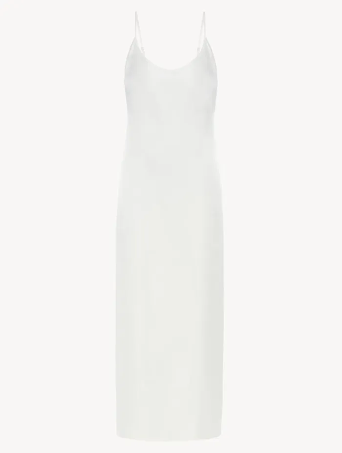 White Silk Long Slip Sleepwear La Perla Slips and Dresses