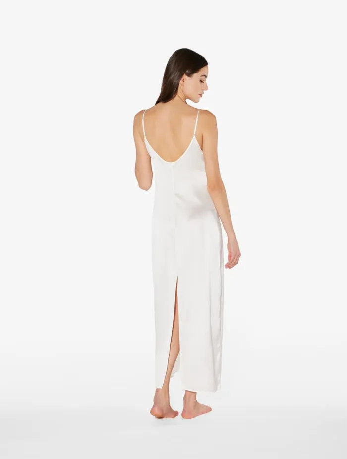 White Silk Long Slip Sleepwear La Perla Slips and Dresses