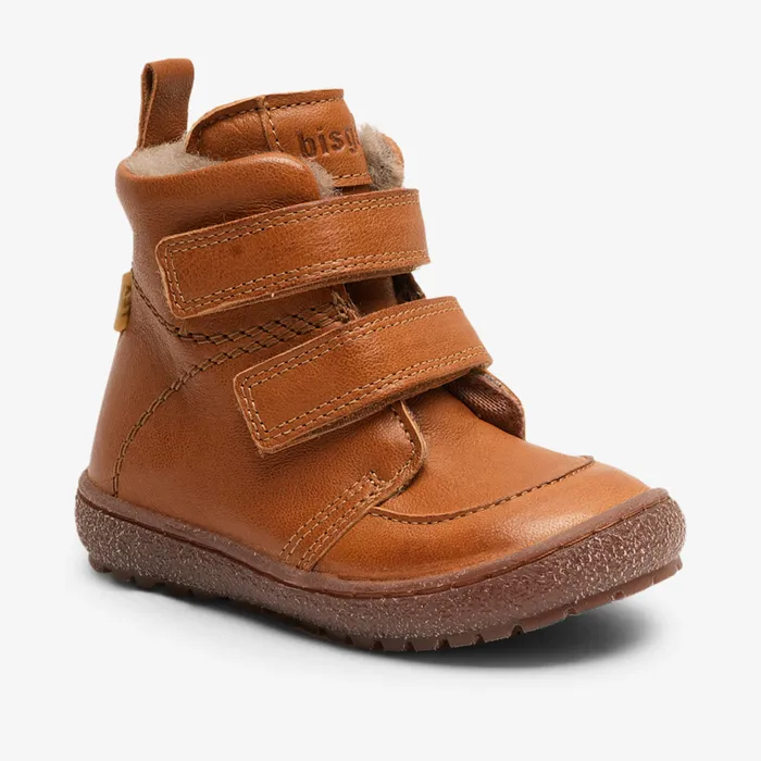 Winter boots KIDS bisgaardshoes storm tex cognac Brown