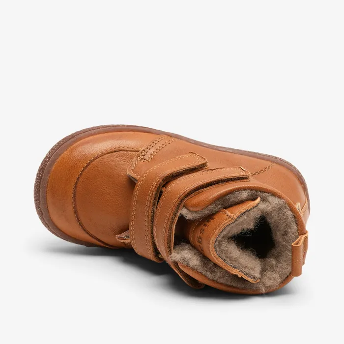 Winter boots KIDS bisgaardshoes storm tex cognac Brown