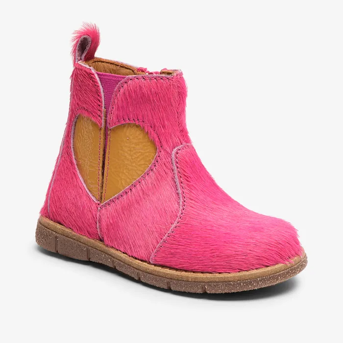 Winter boots maggie flamingo fur Pink bisgaardshoes KIDS