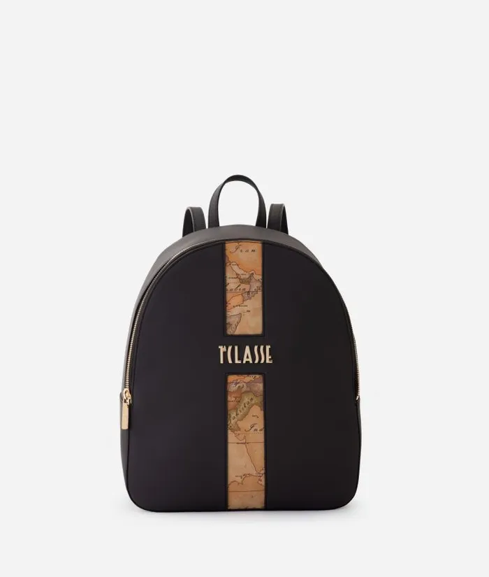 Woman Backpacks Bucket and Belt Bags Alviero Martini Journey Geo Backpack Ebony Woman Backpacks Bucket and Belt Bags Alviero Martini Journey Geo Backpack Ebony