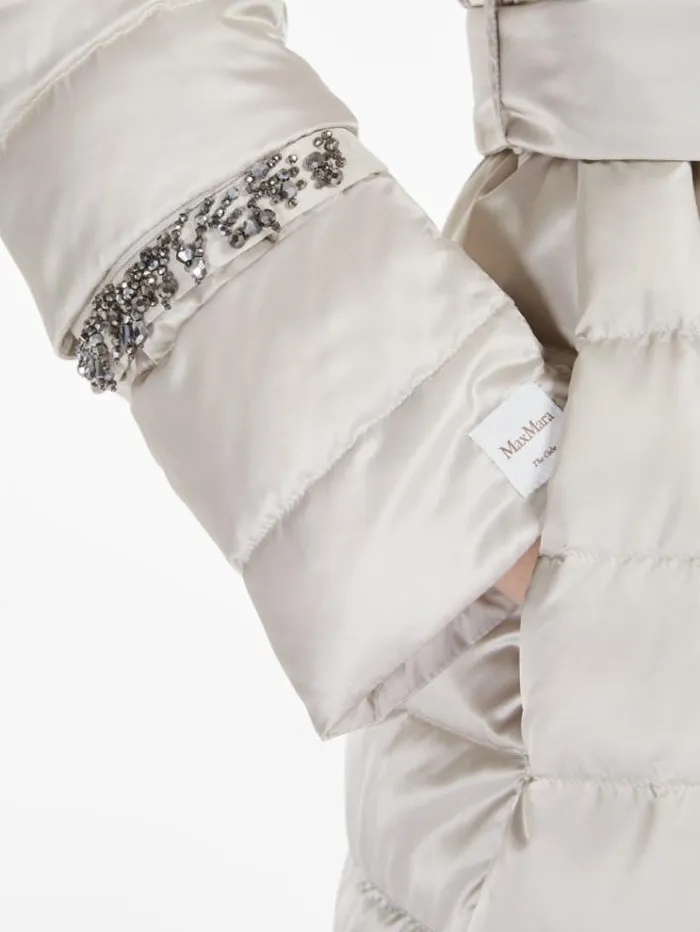Woman Embroidered Cuffs Ecru Maxmara The Cube Accessories Woman Embroidered Cuffs Ecru Maxmara The Cube Accessories