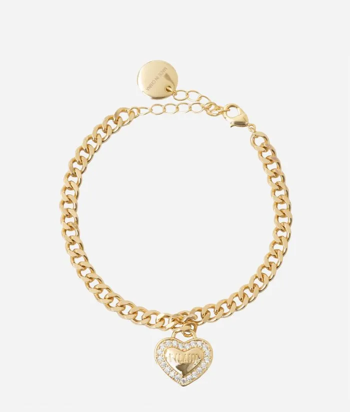 Woman Jewelry Alviero Martini Bracelet With Heart And Zircons Gold