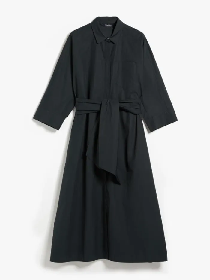 Woman Long Poplin Shirt Moss Green Maxmara Dresses Woman Long Poplin Shirt Moss Green Maxmara Dresses