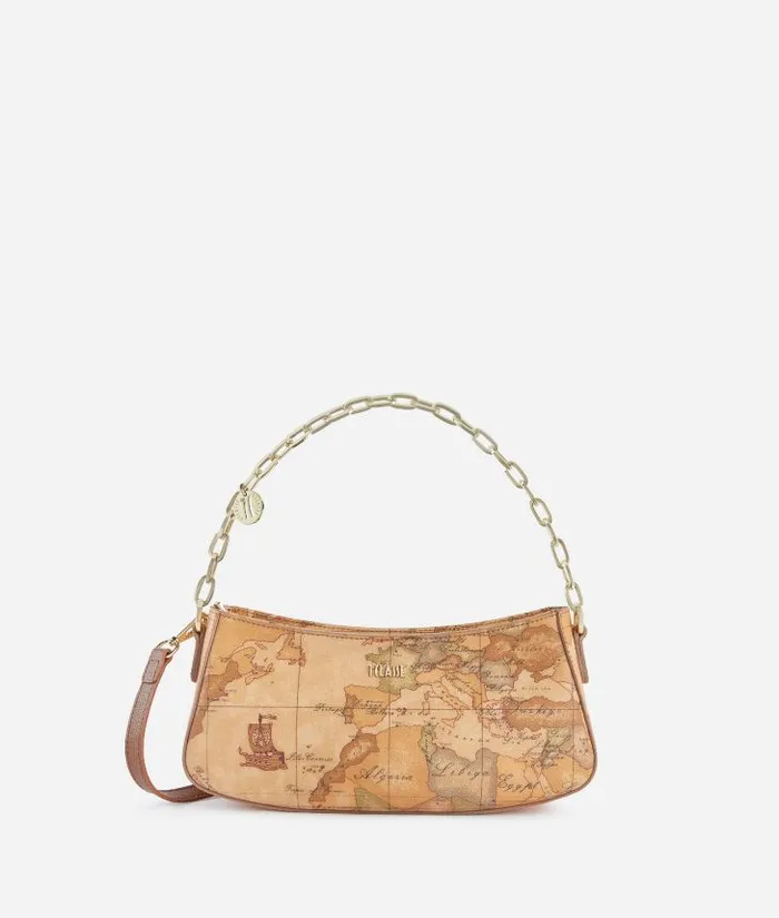 Woman Mini Bags and Pouches Alviero Martini Space Bag Crossbody Bag With Chain Geo Classic