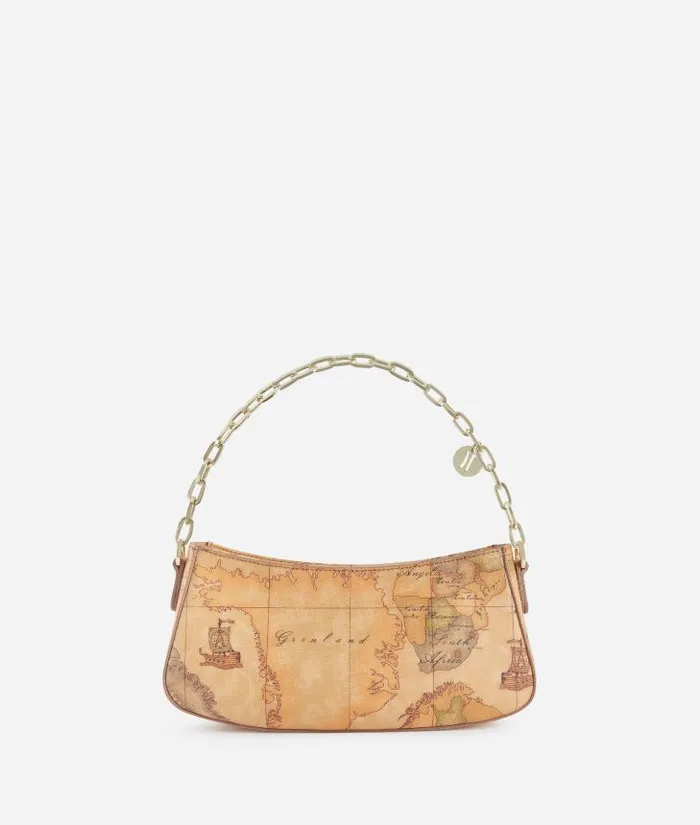 Woman Mini Bags and Pouches Alviero Martini Space Bag Crossbody Bag With Chain Geo Classic