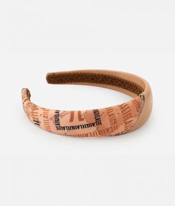 Woman Other Accessories Alviero Martini Headband With Logomania Detail Natural