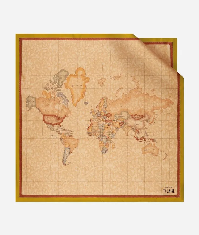 Woman Scarves and Shawls Alviero Martini Geo Classic Foulard 9021590 Oil Yellow Woman Scarves and Shawls Alviero Martini Geo Classic Foulard 9021590 Oil Yellow