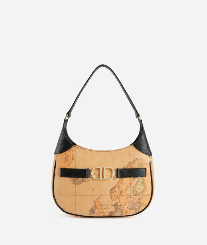 Woman Shoulder Bags Alviero Martini 3d Geo Shoulder Bag Black