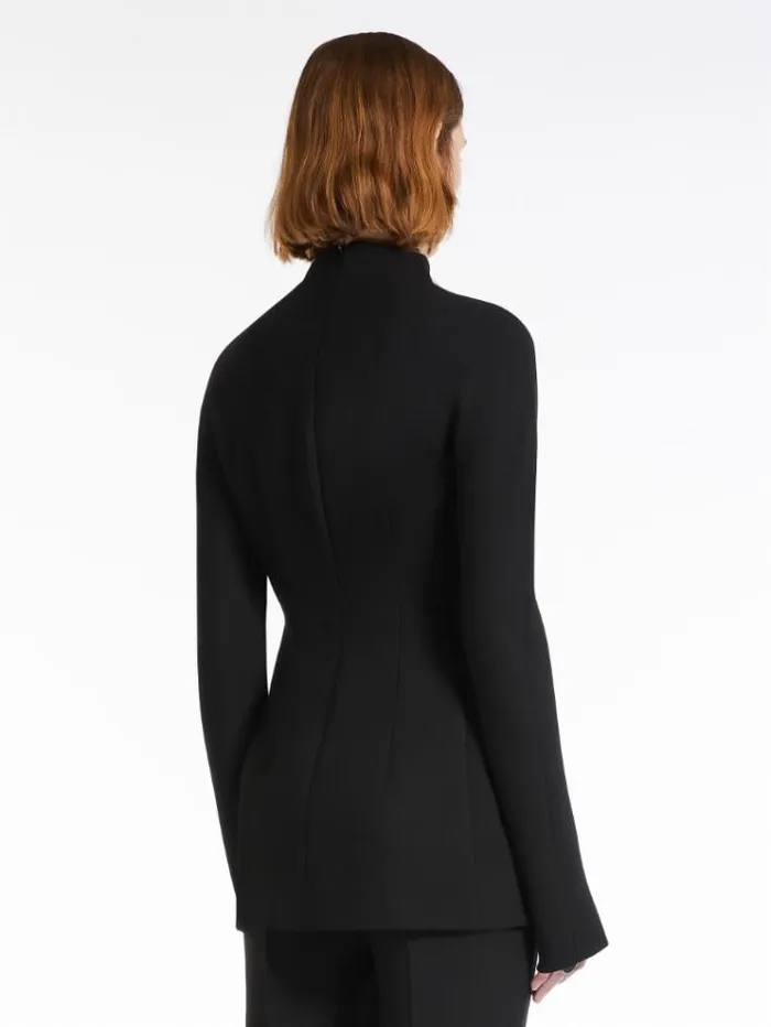Woman Slimfit Deconstructed Jacket Black Maxmara Suit Woman Slimfit Deconstructed Jacket Black Maxmara Suit