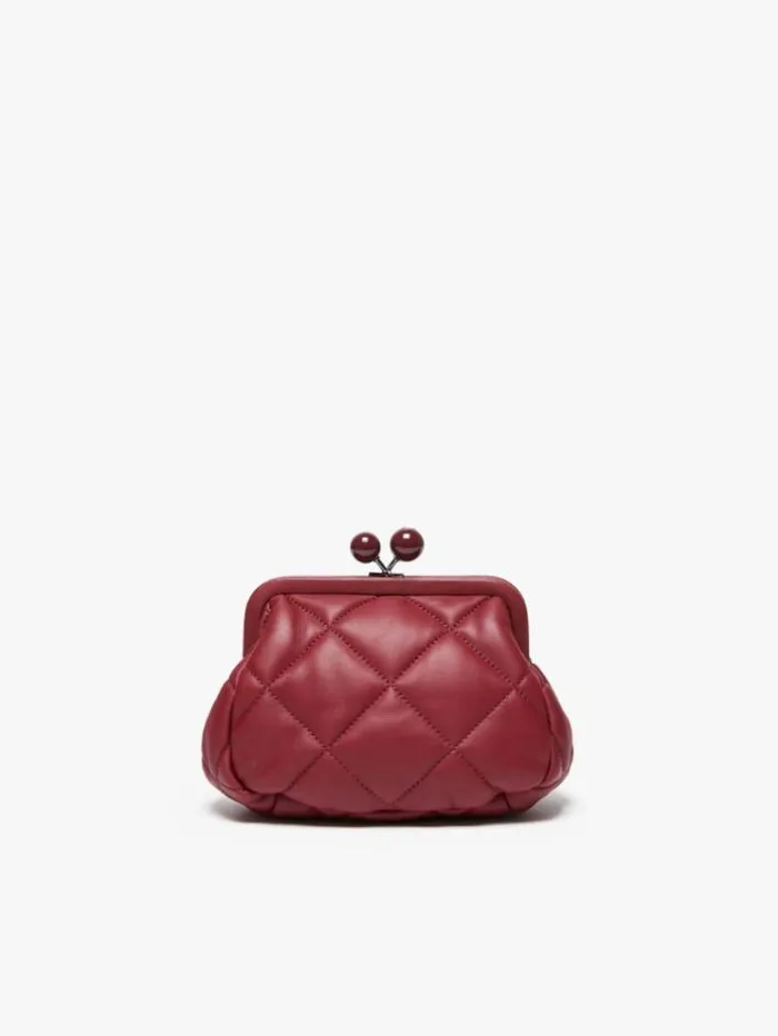 Woman Small Pasticcino Bag In Nappa Leather Bordeaux Maxmara Weekend Bag Woman Small Pasticcino Bag In Nappa Leather Bordeaux Maxmara Weekend Bag