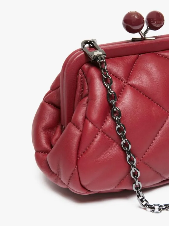 Woman Small Pasticcino Bag In Nappa Leather Bordeaux Maxmara Weekend Bag Woman Small Pasticcino Bag In Nappa Leather Bordeaux Maxmara Weekend Bag