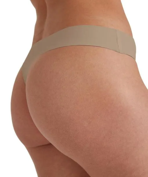 Women 2Pack Women Thong Daily Invisible Camel FALKE Panties and Slips