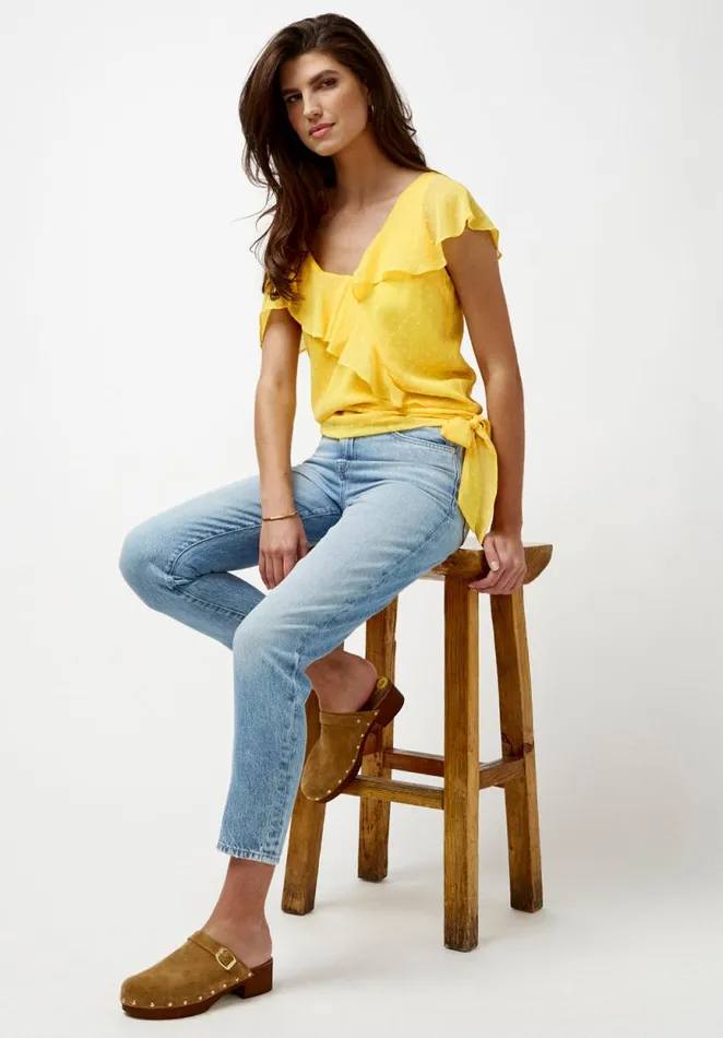 Women Addison Off Shoulder Blouse Beach Ball Buffalo David Bitton Blouses