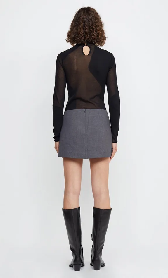 Women Bottoms Bec Bridge JAMIE MINI SKIRT Charcoal