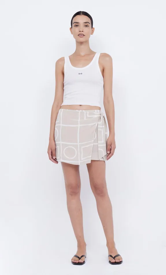 Women Bottoms Bec Bridge SALMA WRAP MINI SKIRT Checkers