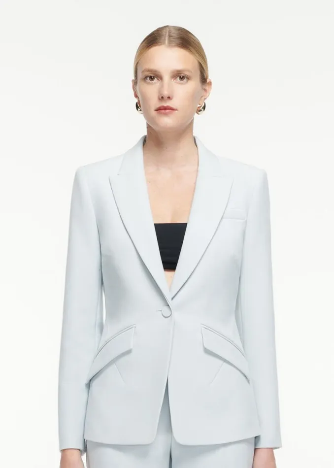 Women Bottoms Roland Mouret High Waisted Crepe Trouser