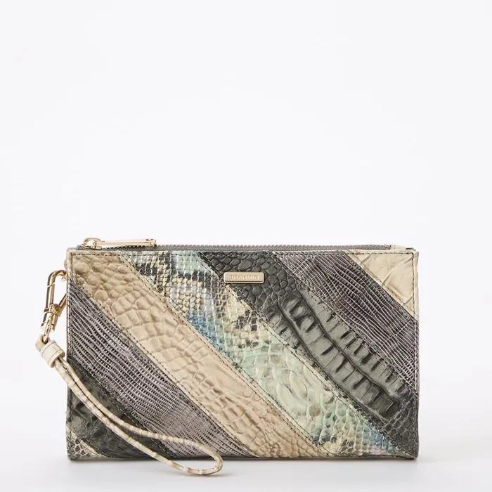 Women Brahmin Clutches Daisy Anthracite Flashback