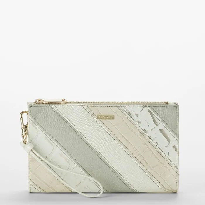 Women Brahmin Clutches Daisy Ivory Flashback