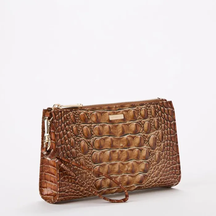 Women Brahmin Cosmetic Cases and Travel Daisy Luggage Brown Melbourne