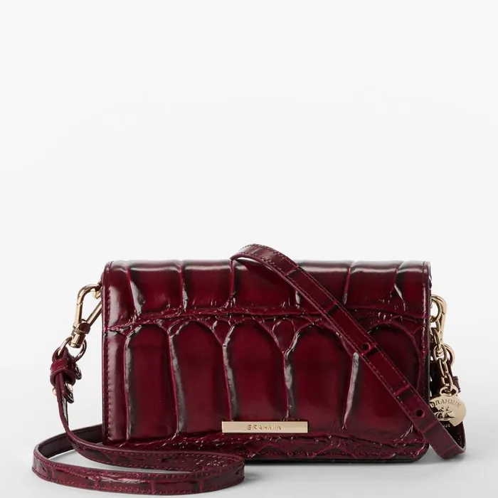 Women Brahmin Crossbodies Minuette Merlot Nerina
