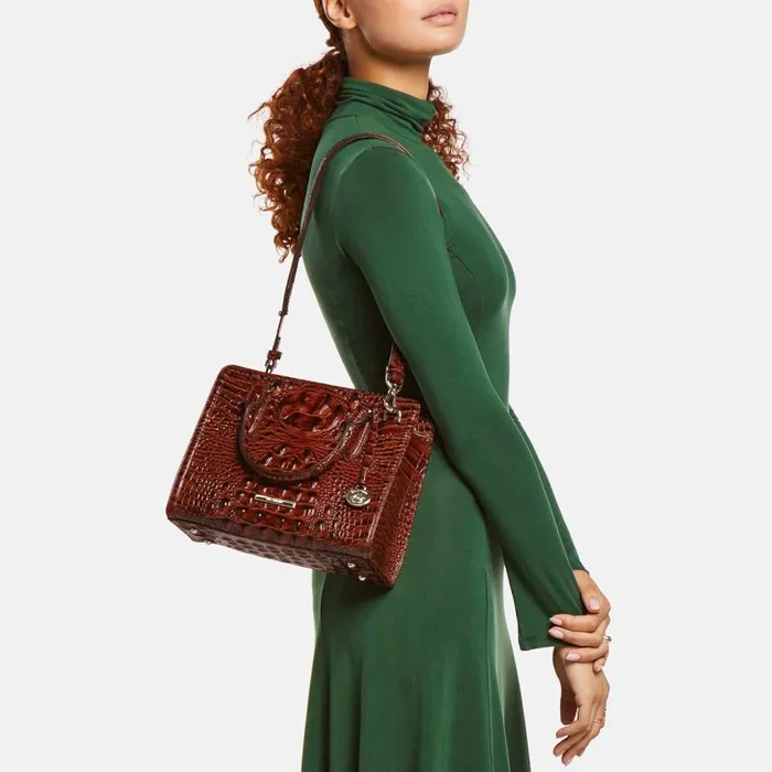 Women Brahmin Satchels Cami Daisy Batik Melbourne