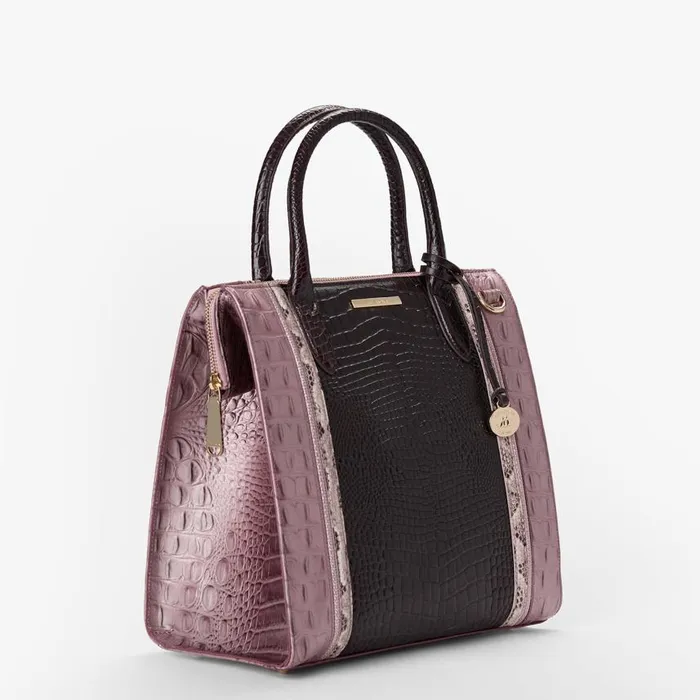 Women Brahmin Satchels Caroline Mellow Rose Jessamine