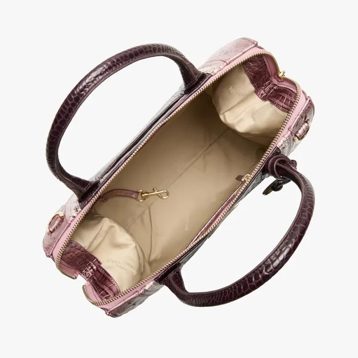 Women Brahmin Satchels Caroline Mellow Rose Jessamine