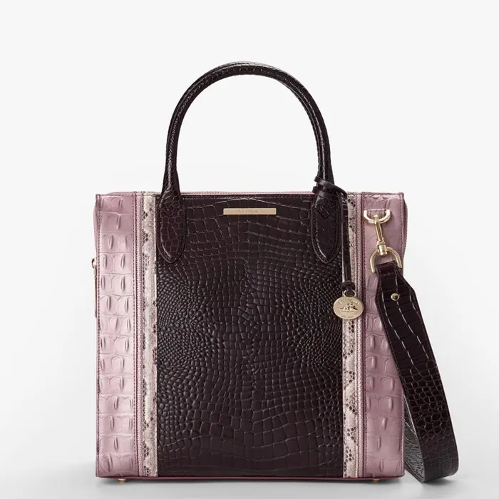 Women Brahmin Satchels Caroline Mellow Rose Jessamine
