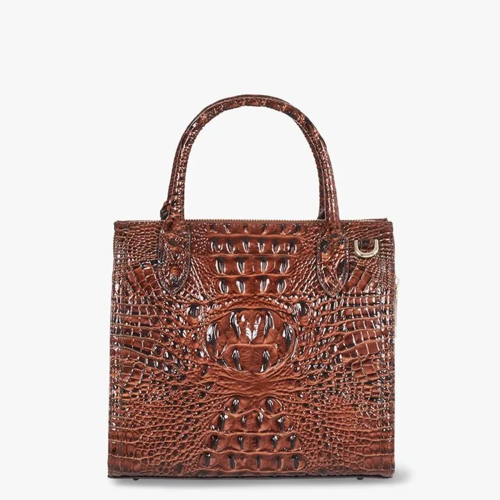 Women Brahmin Satchels Small Caroline Pecan Melbourne